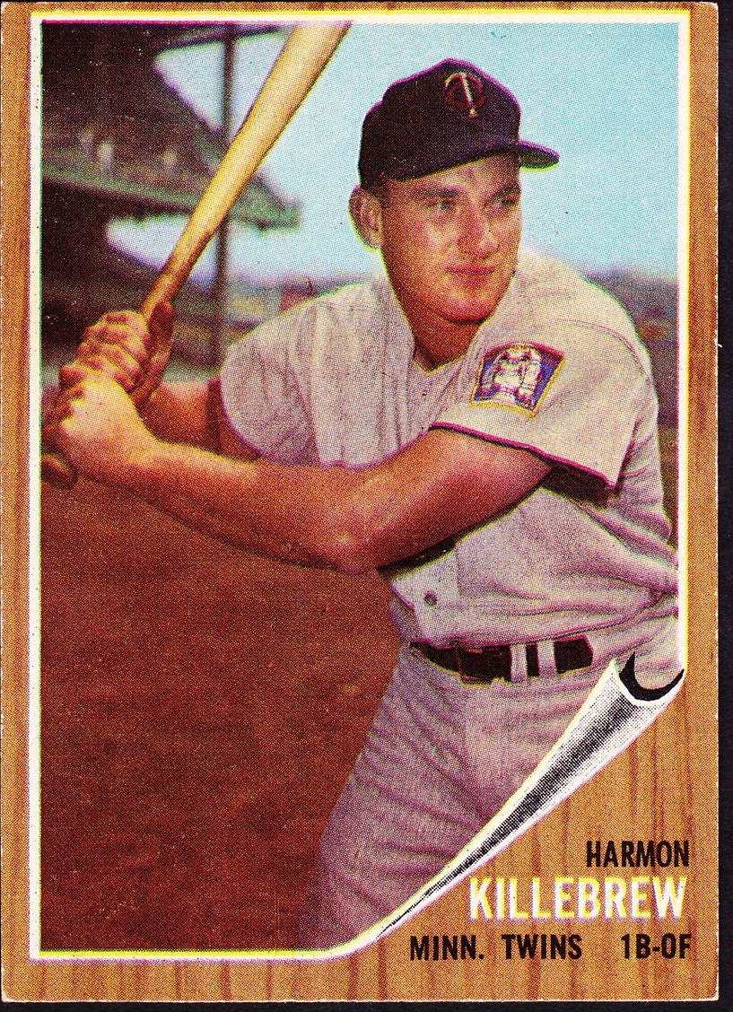 1962 Topps Baseball Harmon Killebrew #70 PSA 3