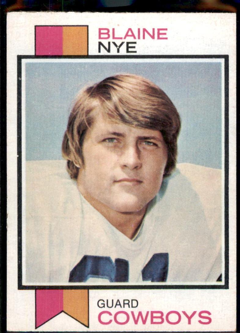 1973 Topps Football Blaine Nye #299