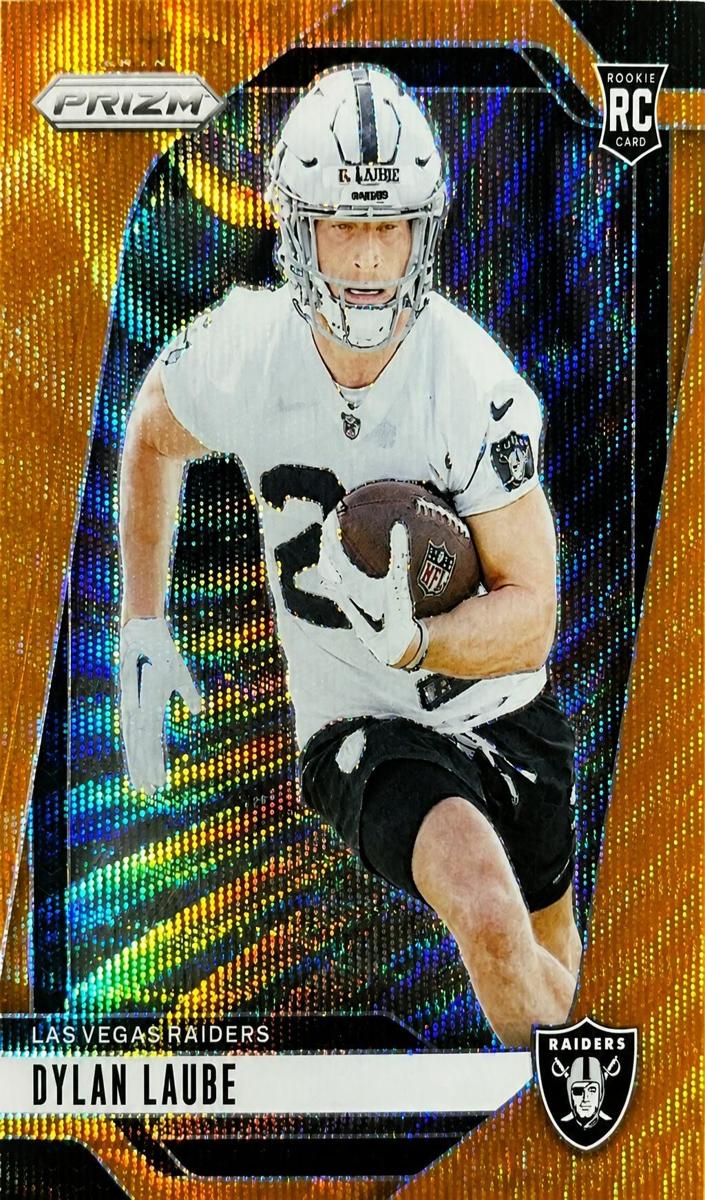 2024 Panini Prizm Football Orange Wave Dylan Laube #330