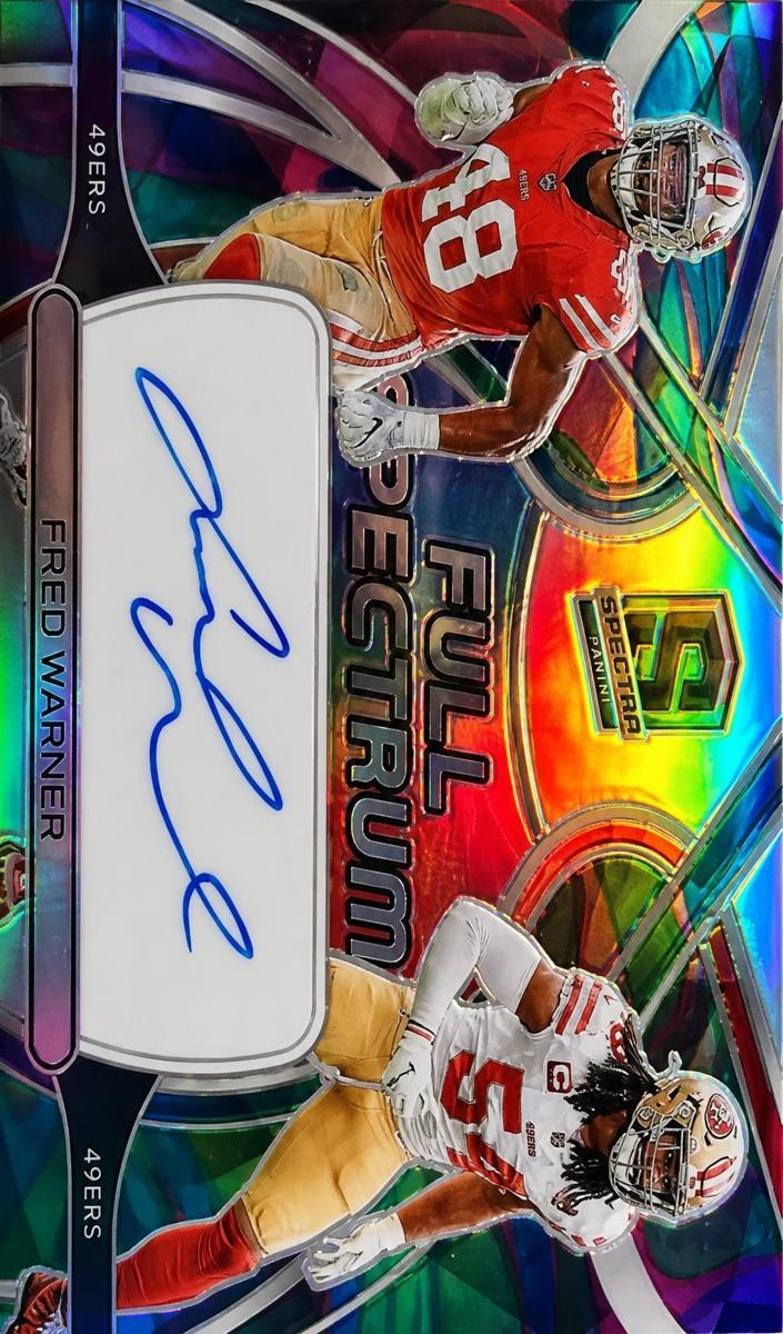 2022 Panini Spectra Football Neon Marble Fred Warner #FSA-FWA