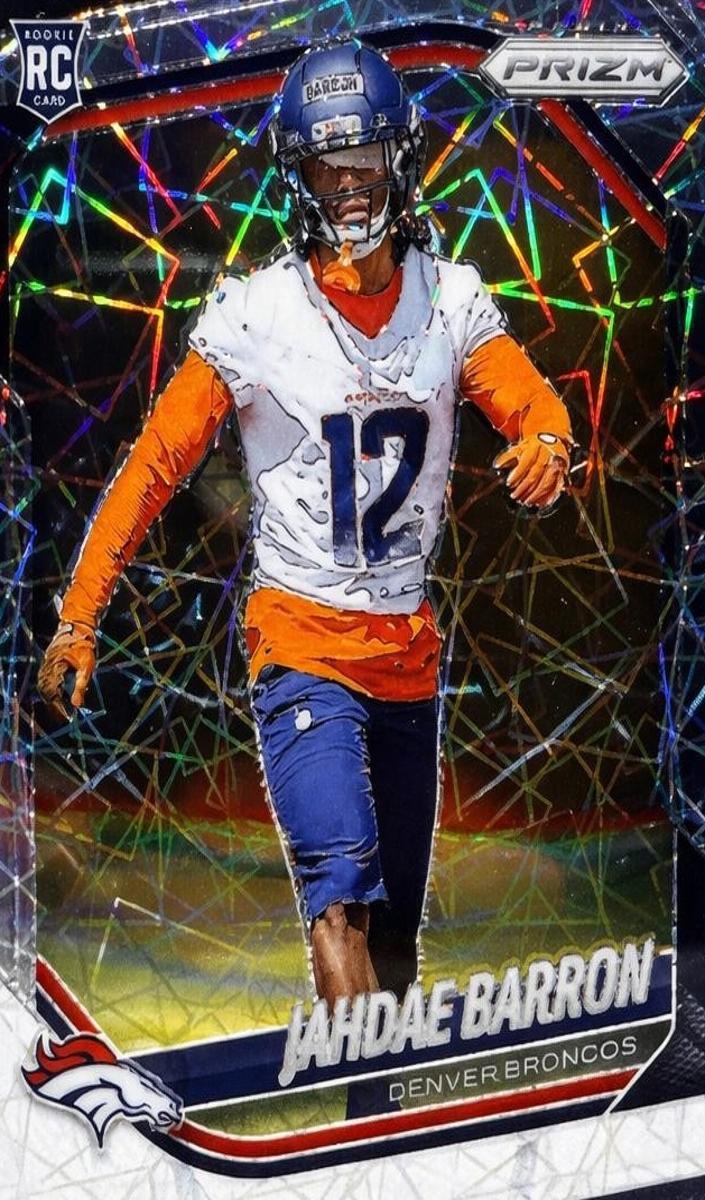 2025 Panini Prizm Football Lazer Jahdae Barron #350