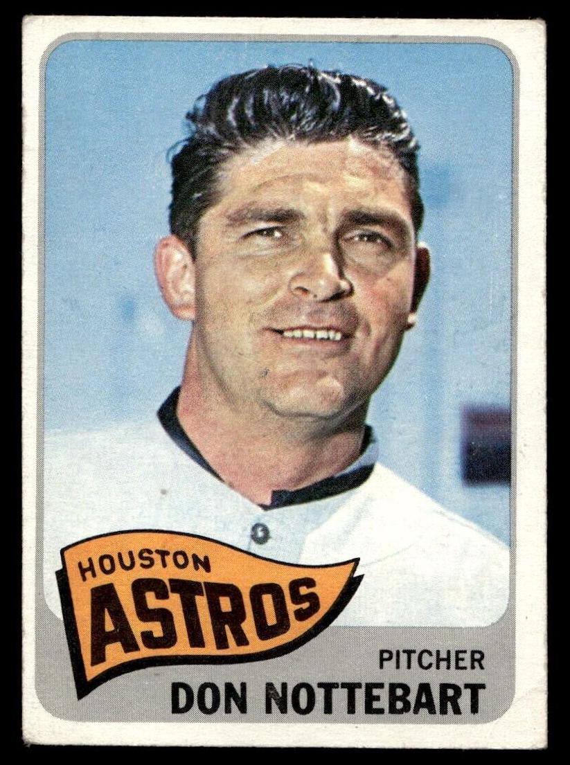 1965 Topps Baseball Don Nottebart #469 PSA 8.5