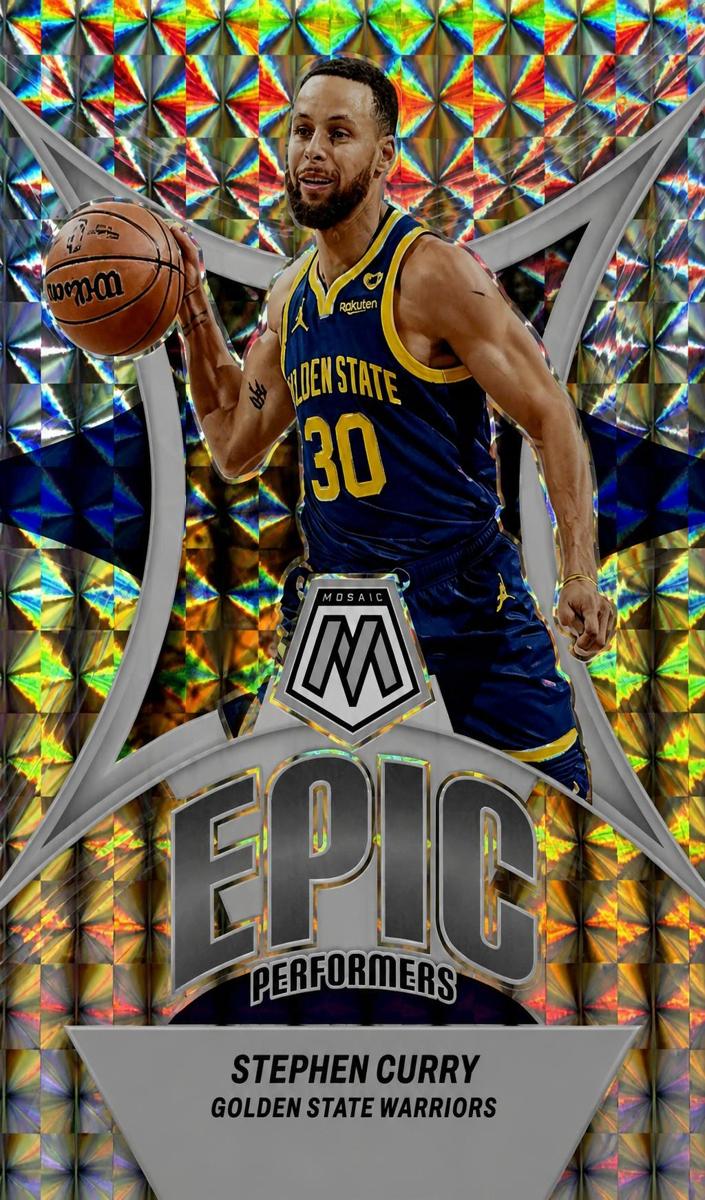 2023 Panini Mosaic Basketball Mosaic Stephen Curry #14