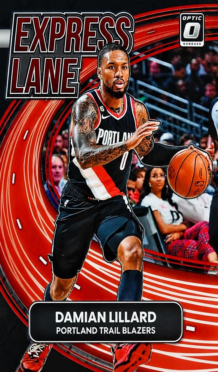 2022 Donruss Optic Basketball Damian Lillard #12