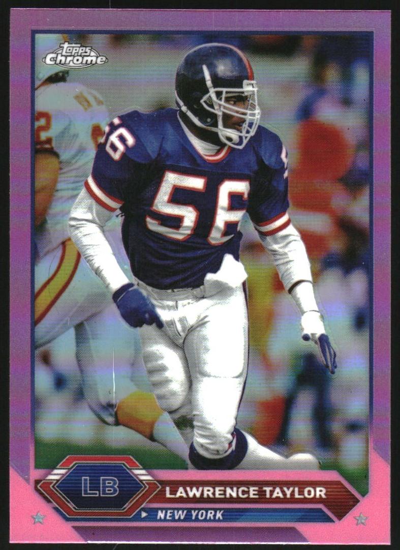 2023 Topps Composite Football Pink Refractor Lawrence Taylor #43