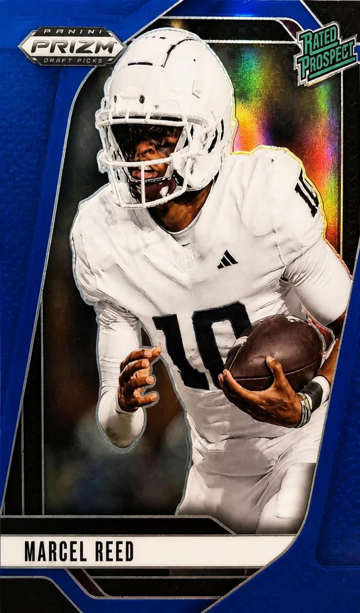 2025 Panini Prizm Draft Picks Football Blue Marcel Reed #167