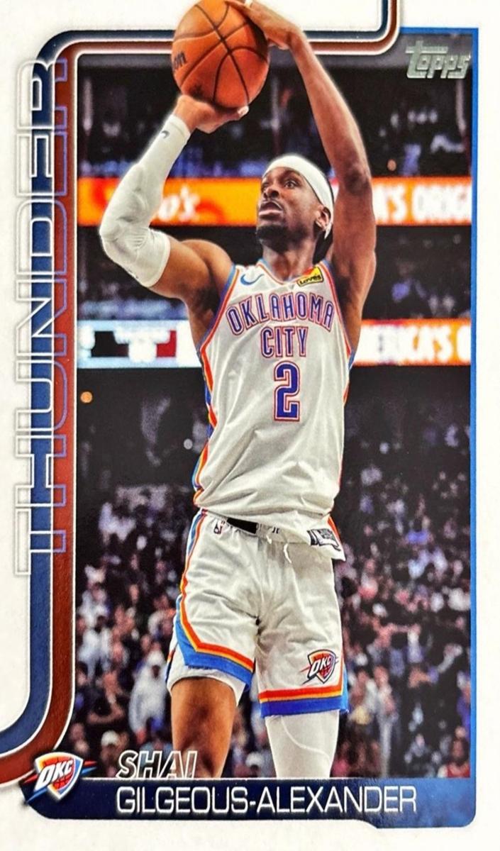 2025 Topps Basketball Shai Gilgeous-Alexander #115