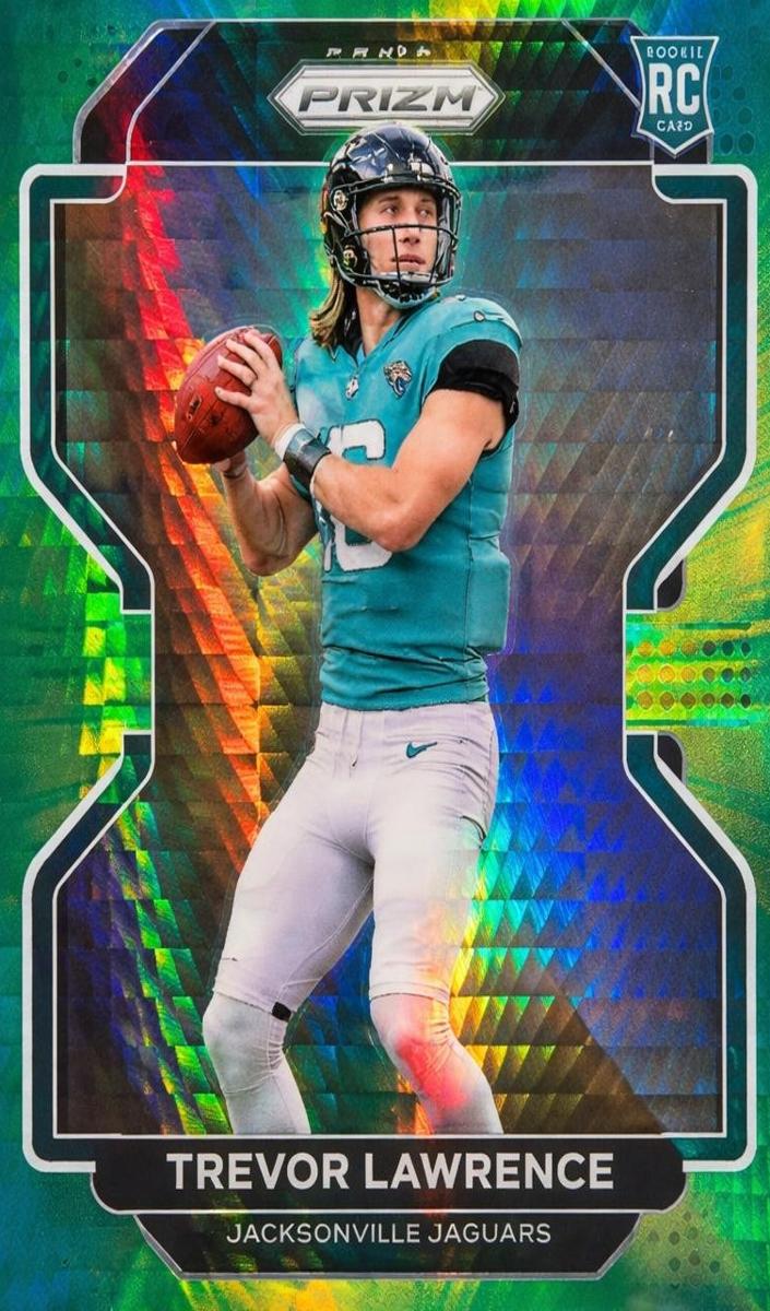 2021 Panini Prizm Football Hyper Trevor Lawrence #331 PSA 8.5