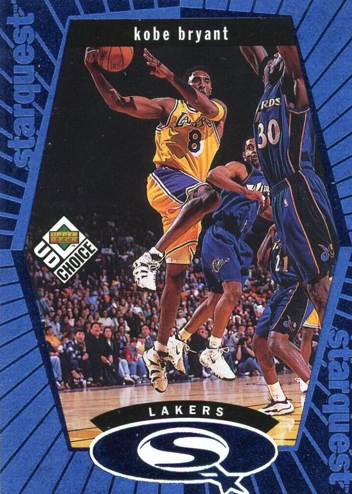 1998 Upper Deck Choice Basketball Blue Kobe Bryant #SQ13