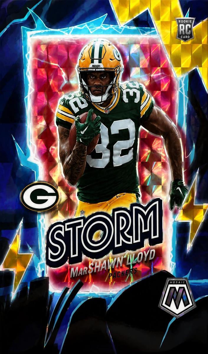 2024 Panini Mosaic Football Gold MarShawn Lloyd #14