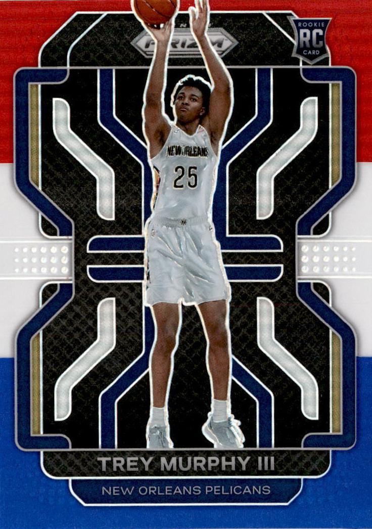 2021 Panini Prizm Basketball Prizms Red White Blue Trey Murphy III #288