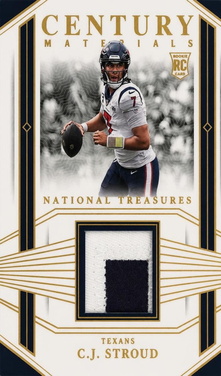 2023 Panini National Treasures Collegiate Football Century Gold C.J. Stroud #2