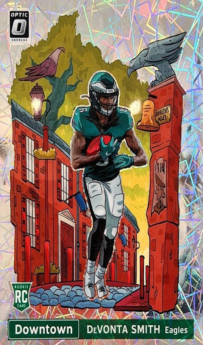 2021 Donruss Optic Football DeVonta Smith #DT-38