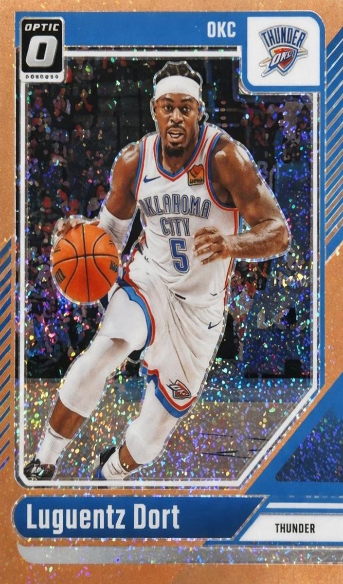 2024 Donruss Optic Basketball Copper Glitter Luguentz Dort #130