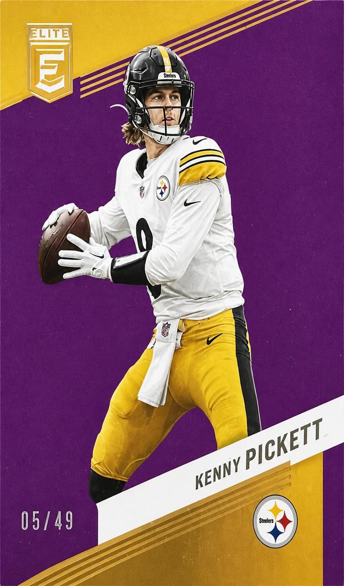 2023 Donruss Elite Football Purple Kenny Pickett #65