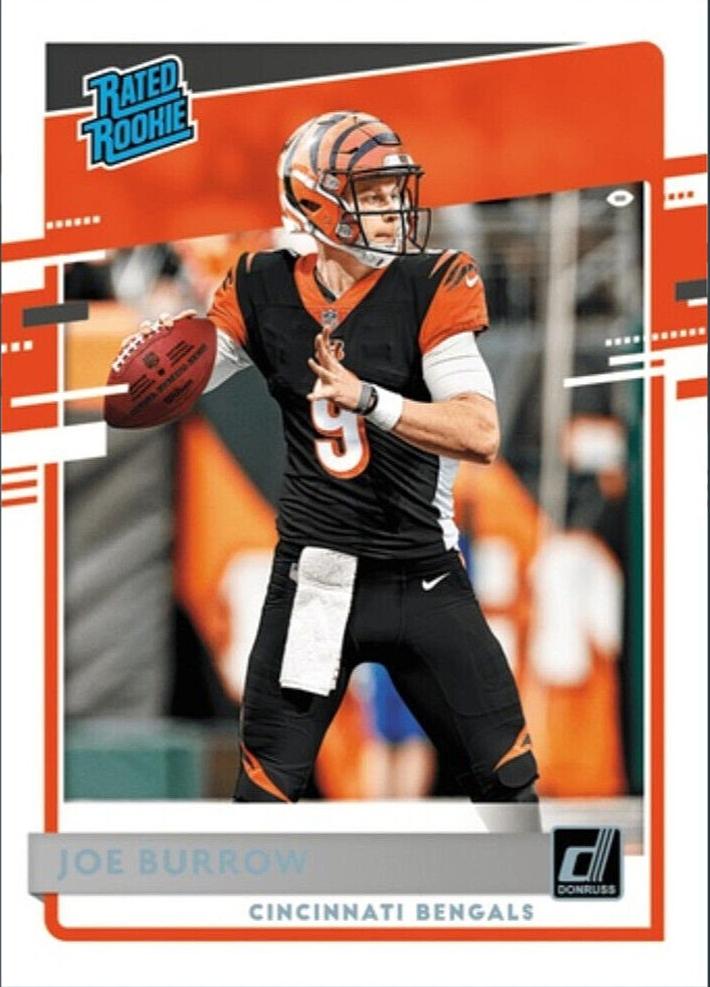 2020 Panini Donruss Football Joe Burrow #301 PSA 9