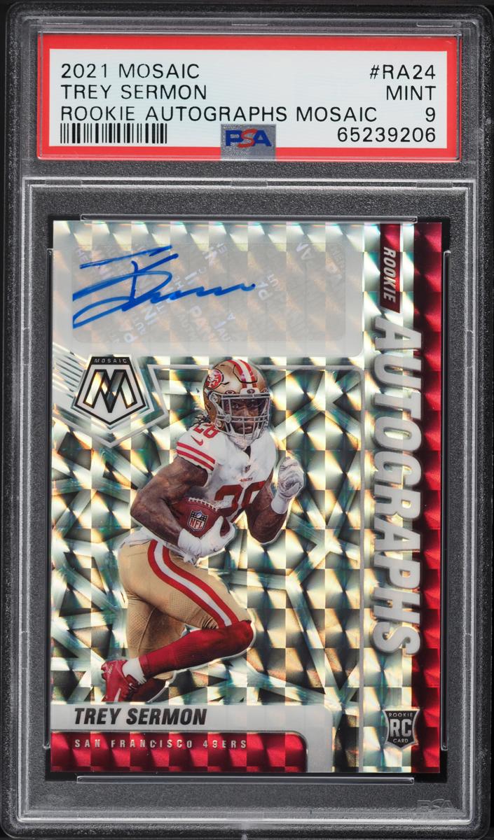 2021 Panini Mosaic Football Trey Sermon #RA-24