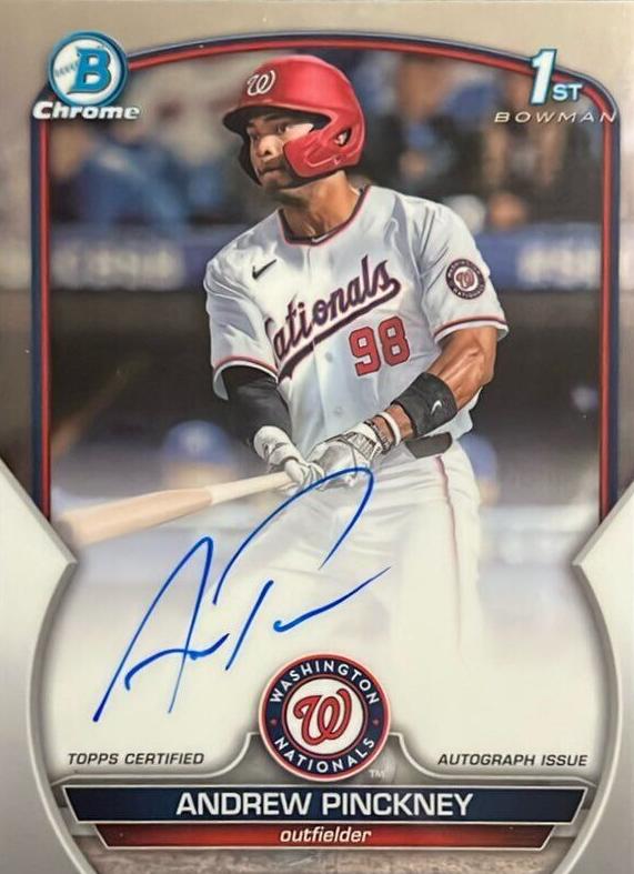 2023 Bowman Draft Chrome Baseball Andrew Pinckney #CDA-AP PSA 9