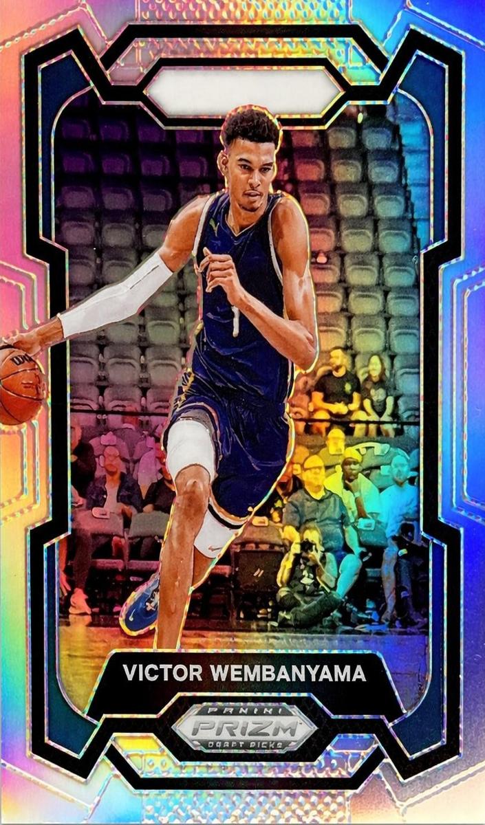 2024 Panini Prizm Draft Picks Basketball Silver Victor Wembanyama #99 PSA 9