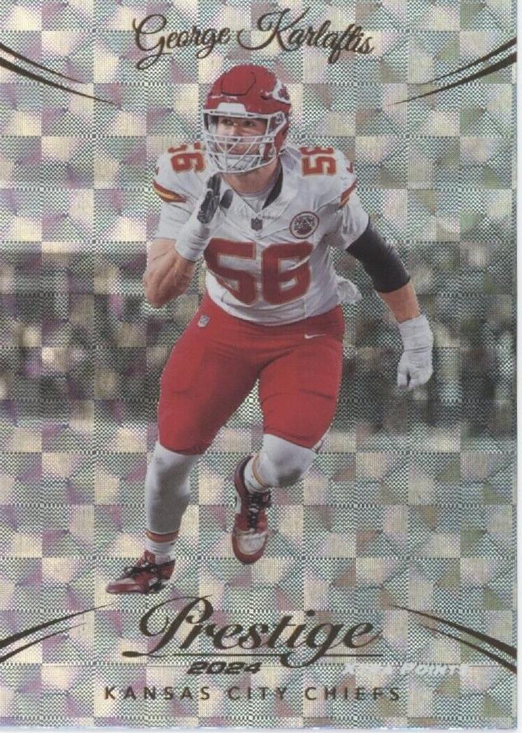 2024 Panini Prestige Football Diamond Xtra Points George Karlaftis #148
