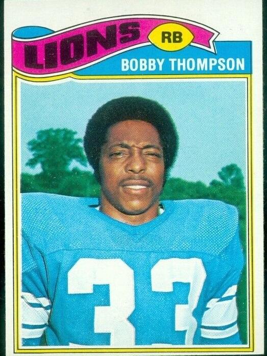 1977 Topps Football Bobby Thompson #486 PSA 9
