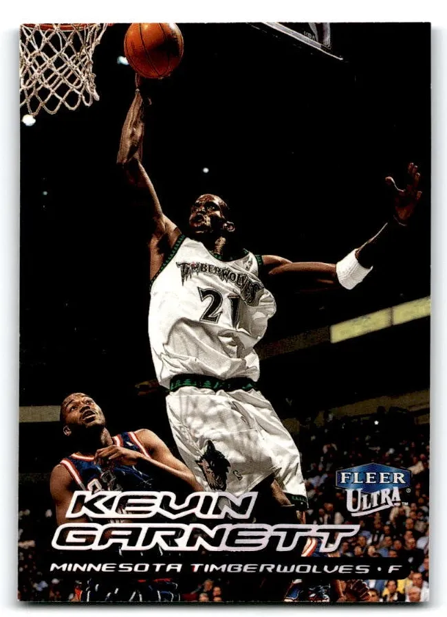 1999 Fleer Ultra Basketball Kevin Garnett #100