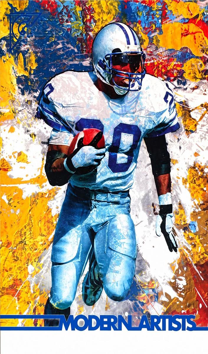 2023 Topps Composite Football Blue Barry Sanders #MA-14
