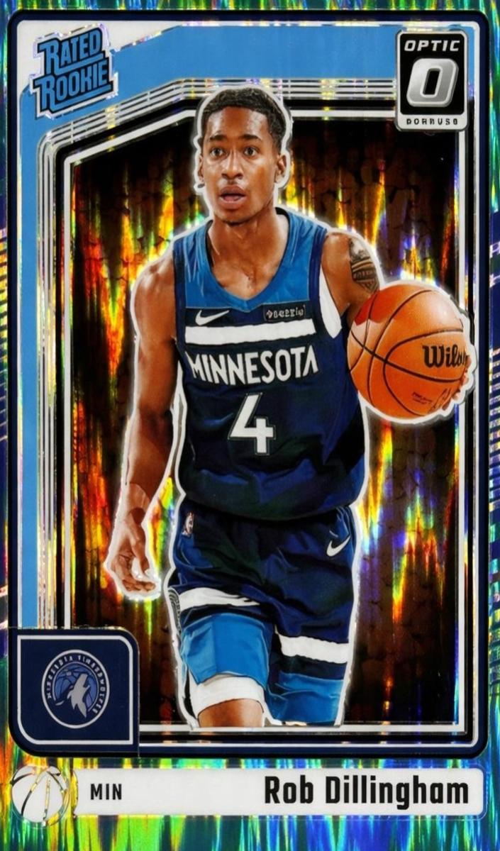 2024 Donruss Optic Basketball Green Shock Rob Dillingham #259 PSA 10