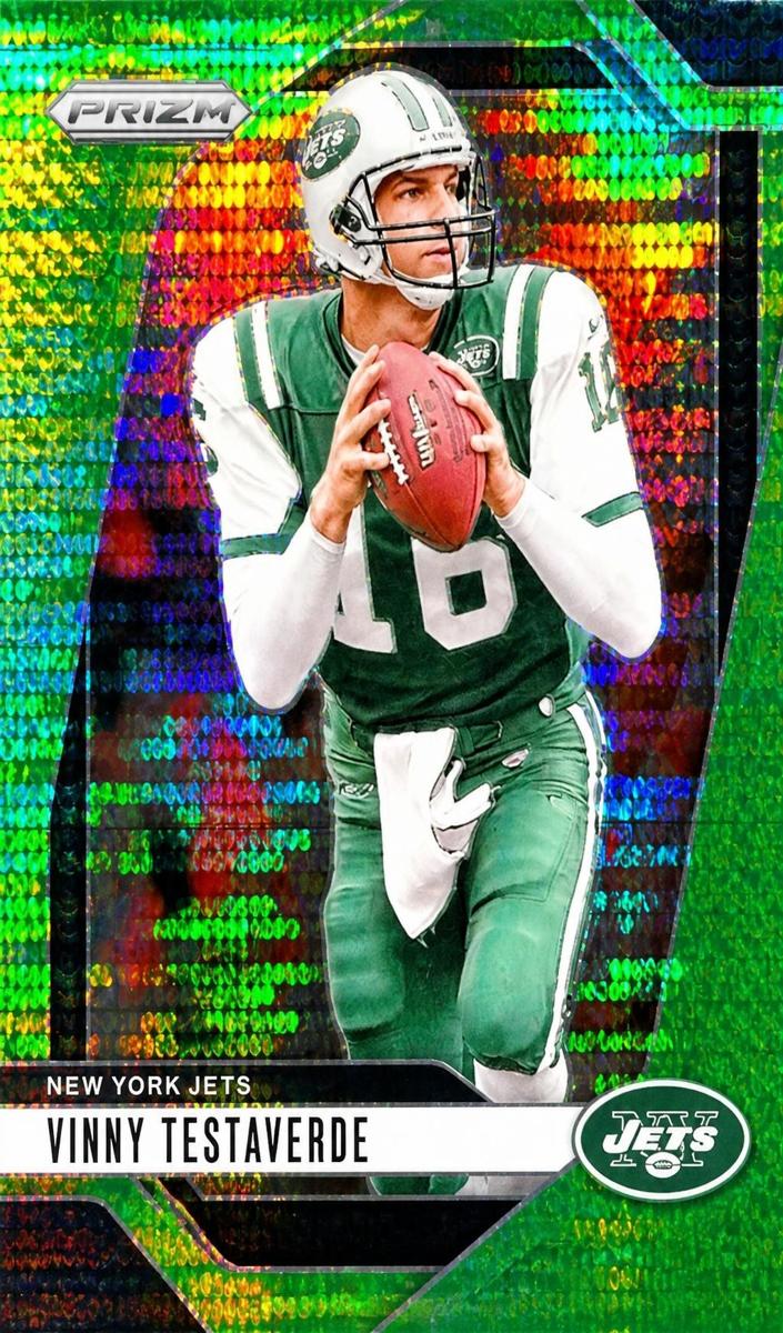 2024 Panini Prizm Football Neon Green Pulsar Vinny Testaverde #229