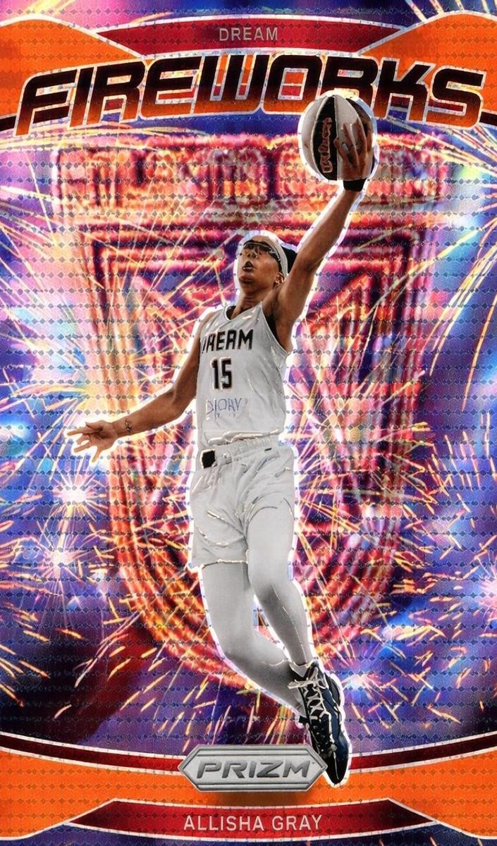 2024 Panini Prizm WNBA Basketball Orange Pulsar Allisha Gray #6