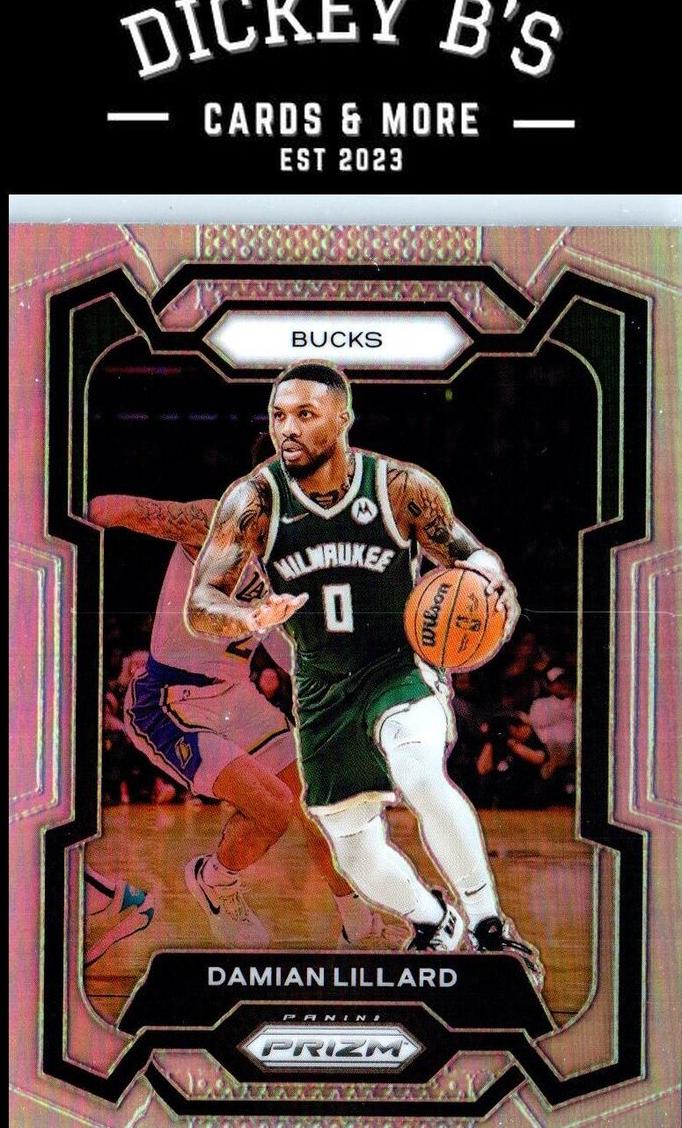 2023 Panini Prizm Basketball Silver Damian Lillard #35 PSA 9