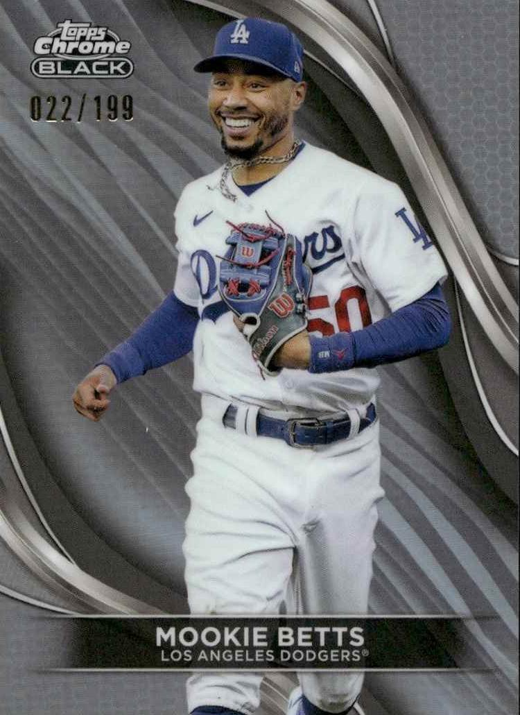 2024 Topps Chrome Black Baseball Mookie Betts #1 PSA 10