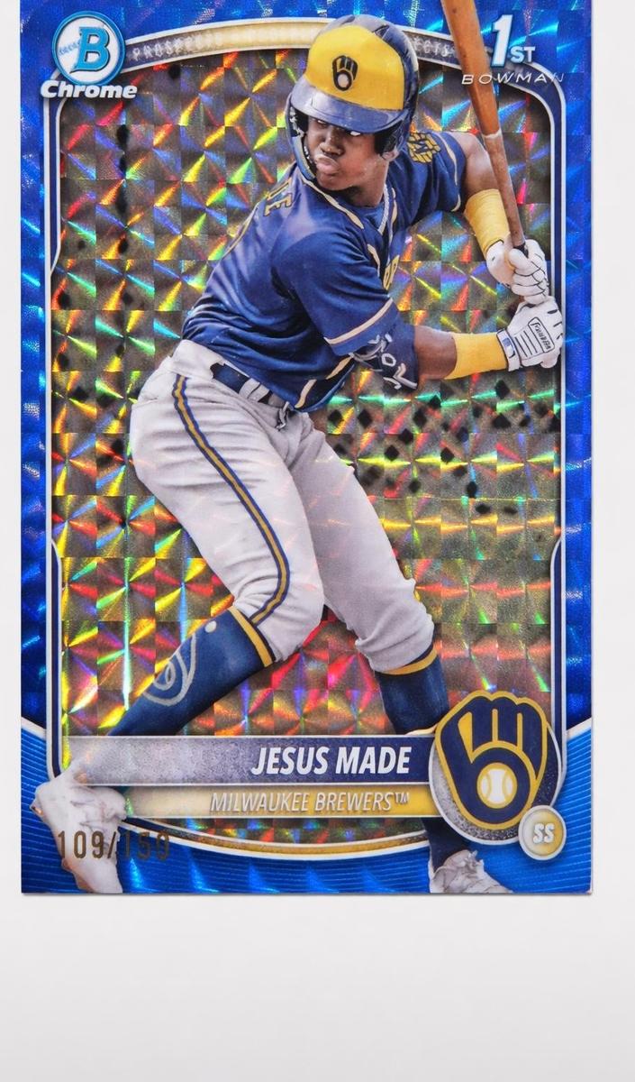 2025 Bowman Chrome Prospects Baseball Blue Geometric Jesus Made #BCP-50