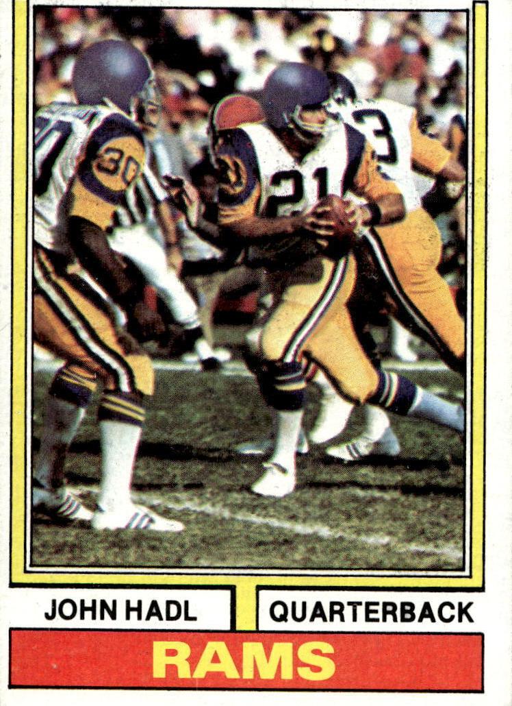 1974 Topps Football John Hadl #50 PSA 8