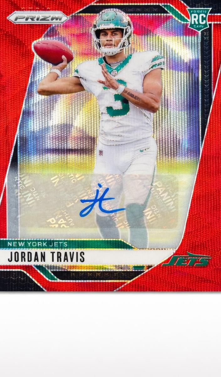 2024 Panini Prizm Football Red Wave Jordan Travis #359 PSA 9