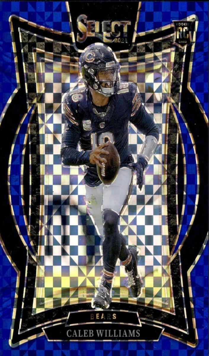 2024 Panini Select Football Blue Caleb Williams #25