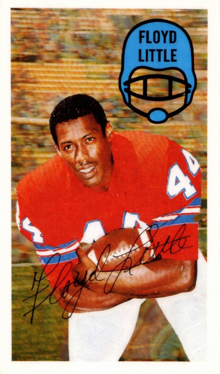 1970 Kellogg's Football Floyd Little #32 PSA 9
