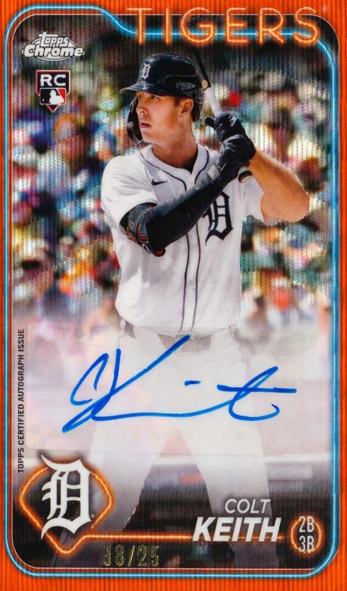2024 Topps Chrome Update Baseball Orange Colt Keith #AC-CK