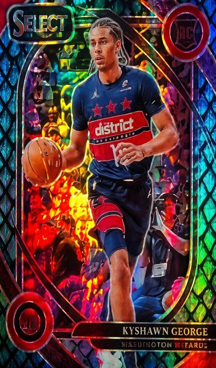 2024 Panini Select Basketball Dragon Scale Kyshawn George #285 PSA 10