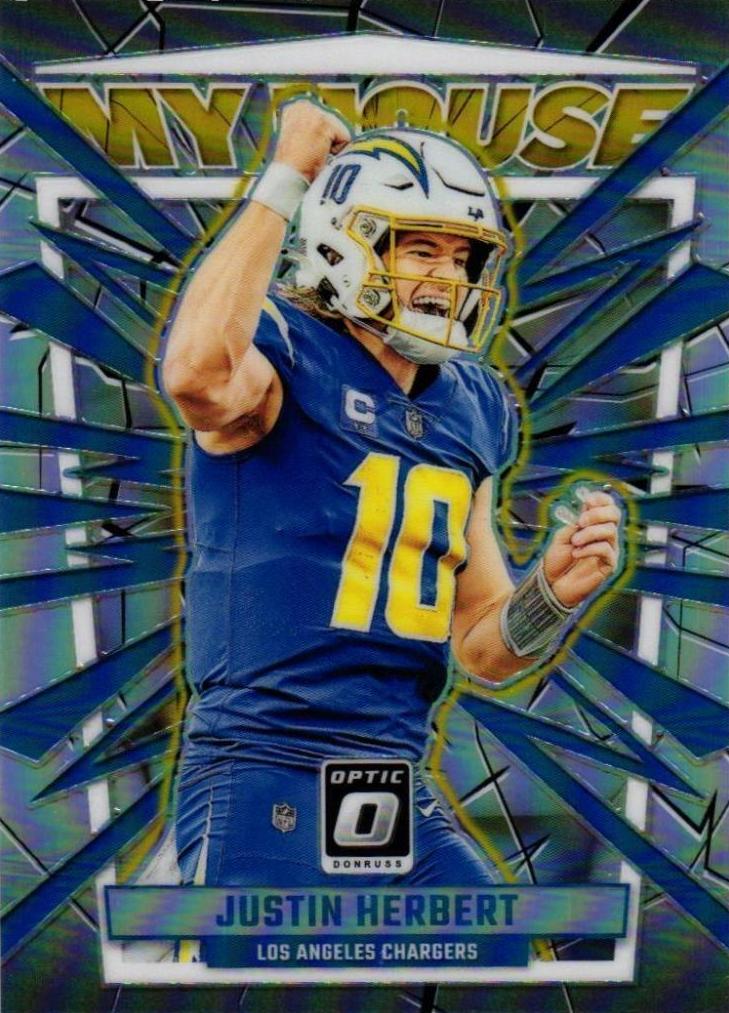 2023 Donruss Optic Football Justin Herbert #14 PSA 10
