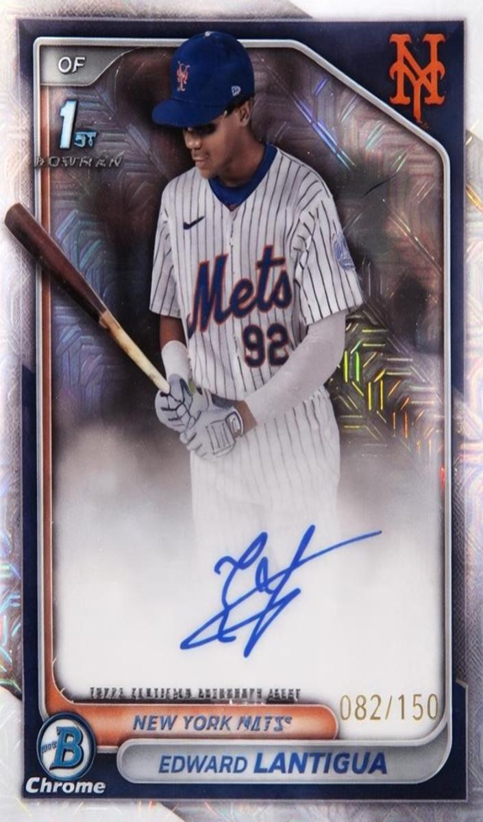 2024 Bowman Chrome Baseball HTA Choice Edward Lantigua #CPA-EL PSA 9