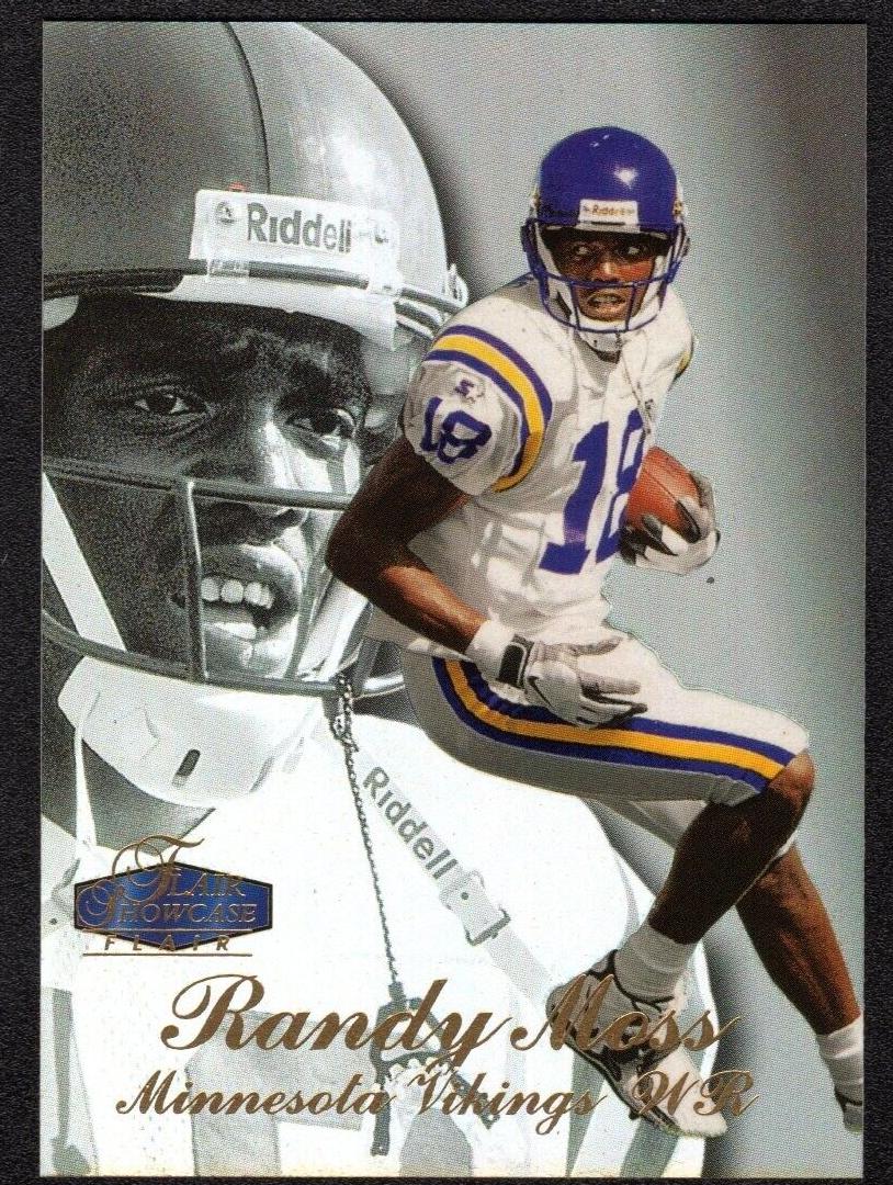 1998 Flair Showcase Football Randy Moss #5 PSA 10