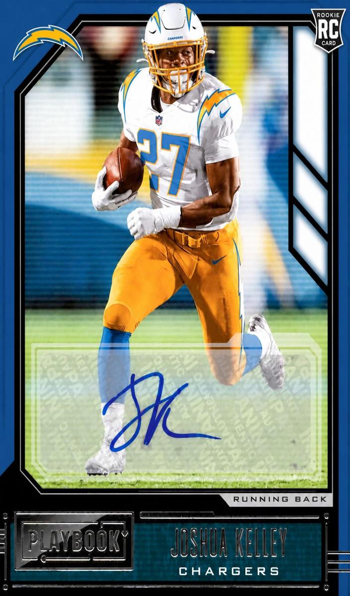 2020 Panini Playbook Football Blue Joshua Kelley #141