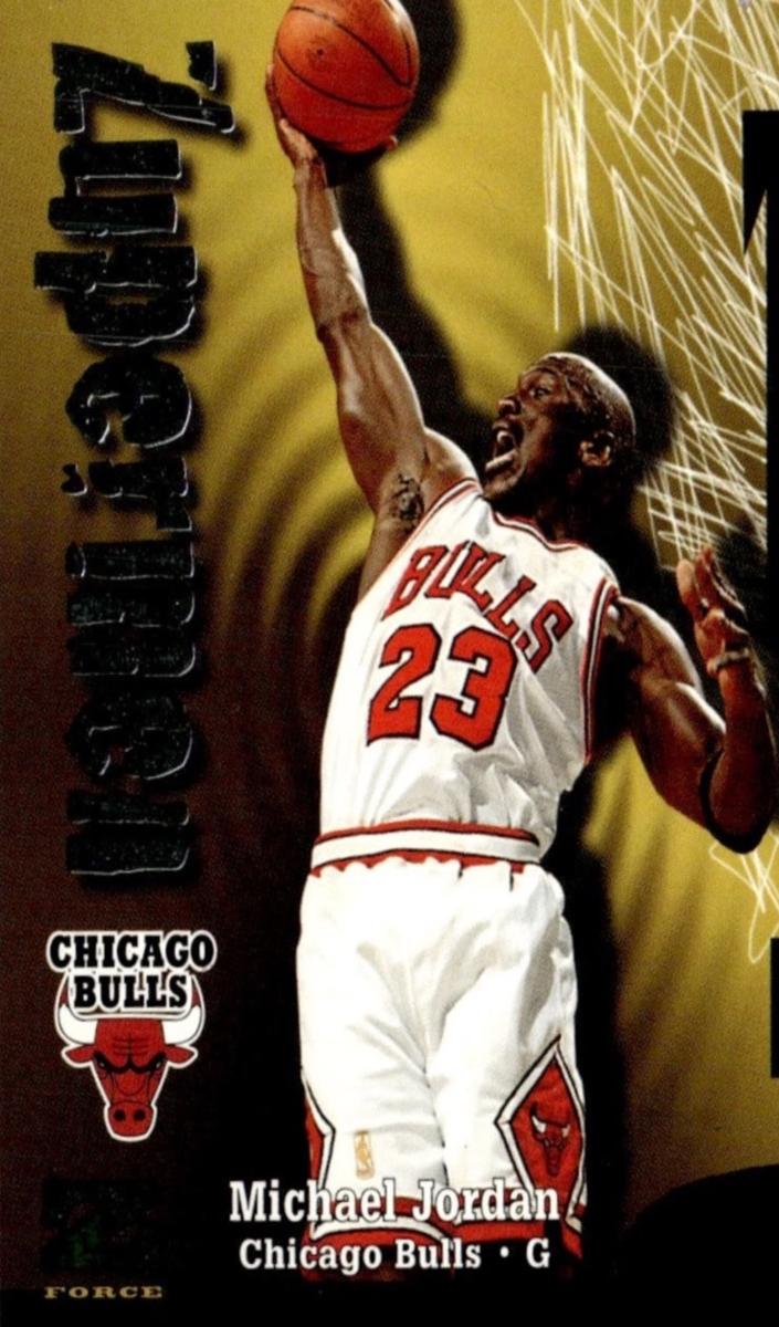 1997 Skybox Z-Force Basketball Michael Jordan #190 PSA 9