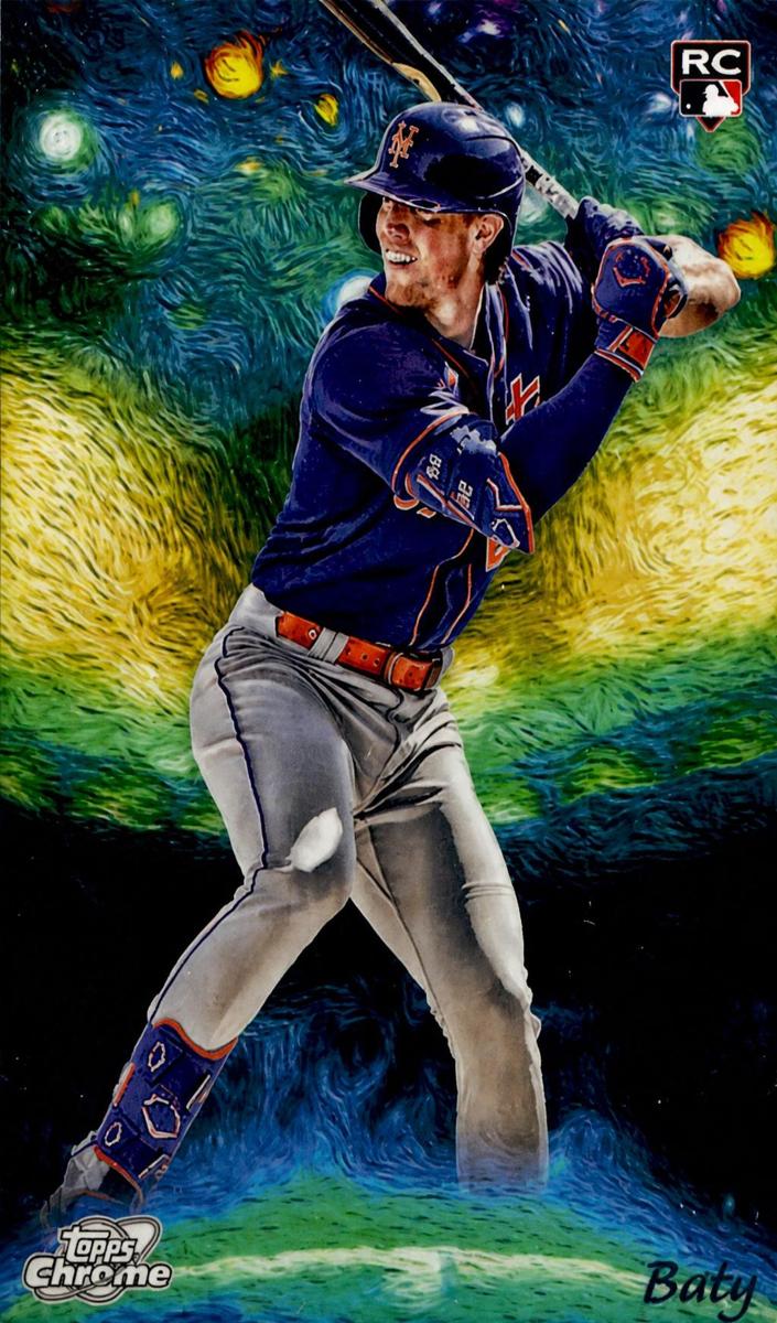 2023 Topps Cosmic Chrome Baseball Brett Baty #STN-22 PSA 9