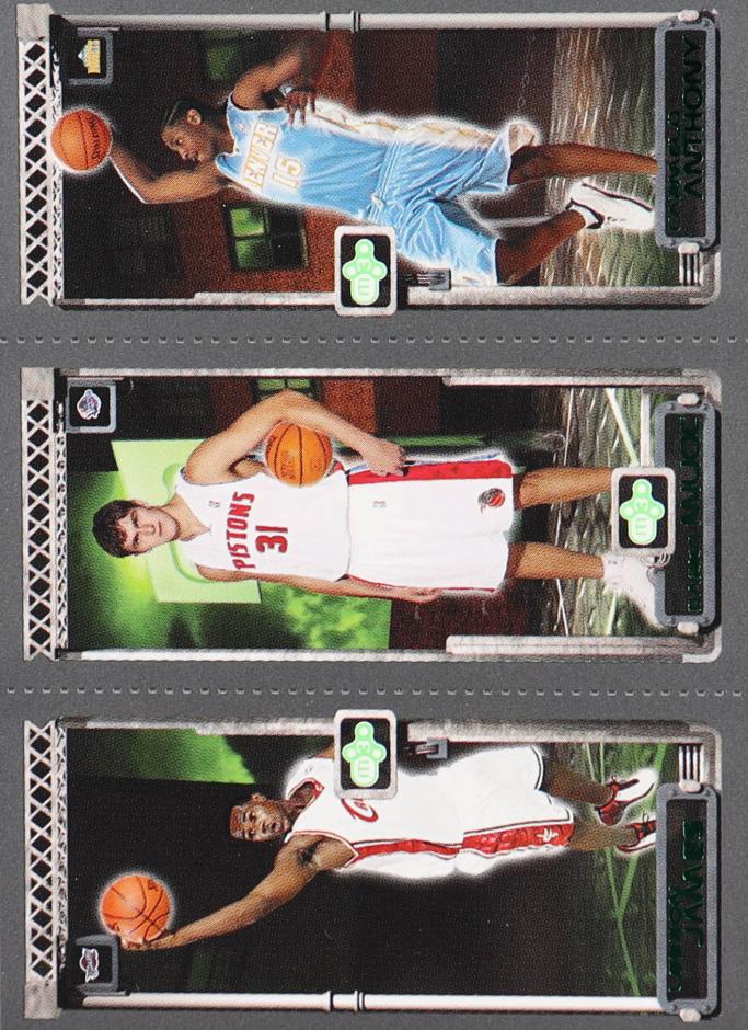 2003 Topps Rookie Matrix Basketball LeBron James #NNO RAW Ungraded