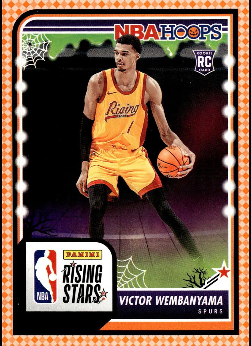 2023 Panini Haunted Hoops Basketball Orange Victor Wembanyama #282 SGC 10