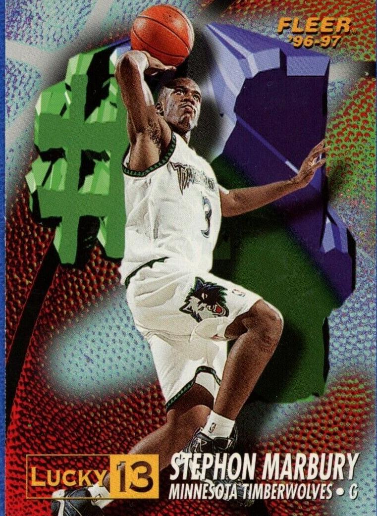 1996 Fleer Basketball Stephon Marbury #4 PSA 10