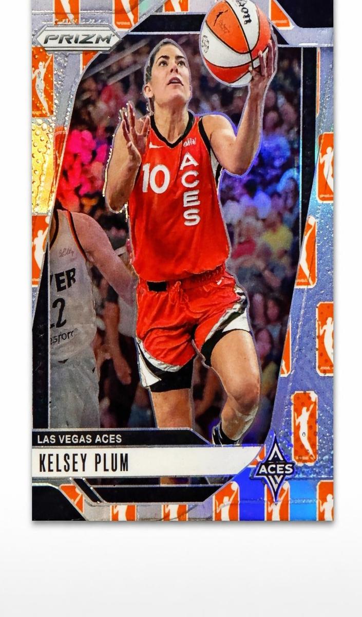 2024 Panini Prizm WNBA Basketball WNBA Logo Kelsey Plum #77 PSA 8