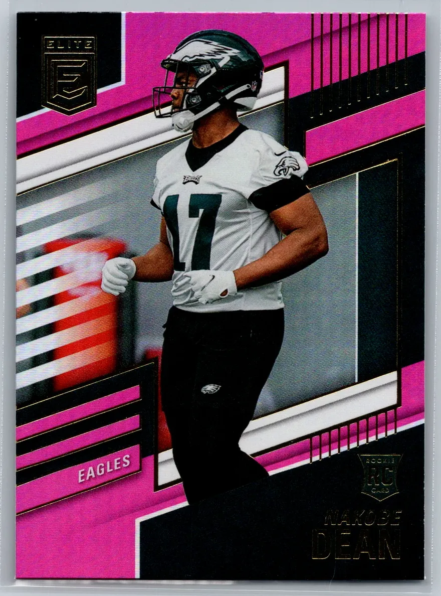 2022 Donruss Elite Football Pink Nakobe Dean #147